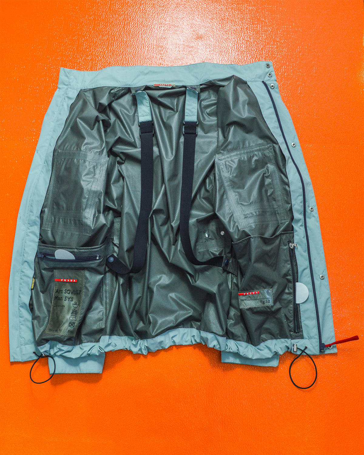 Prada Sport Gore-Tex Ice Blue w Internal Carry / Backpack Straps ...
